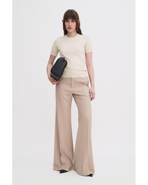 Filippa K Natural Glossy Knit Top