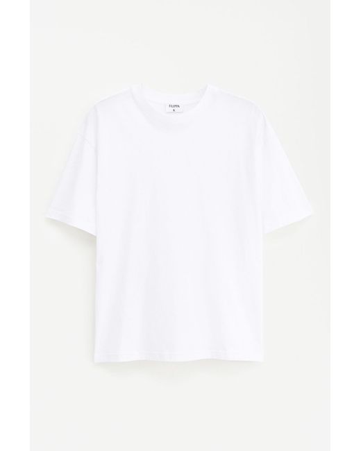 Filippa K White Loose Fit Tee