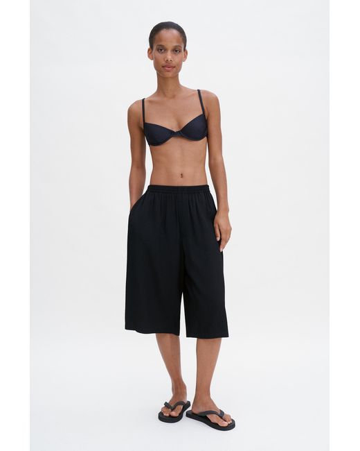 Filippa K Black Underwire Bikini Top