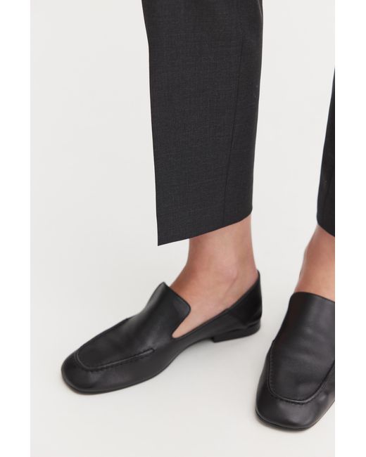 Filippa K Blue Emma Cropped Cool Wool Trousers