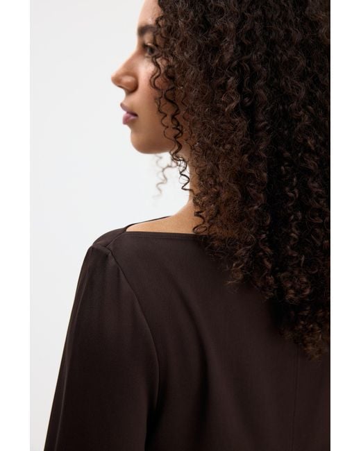 Filippa K Black Naia Boatneck Dress
