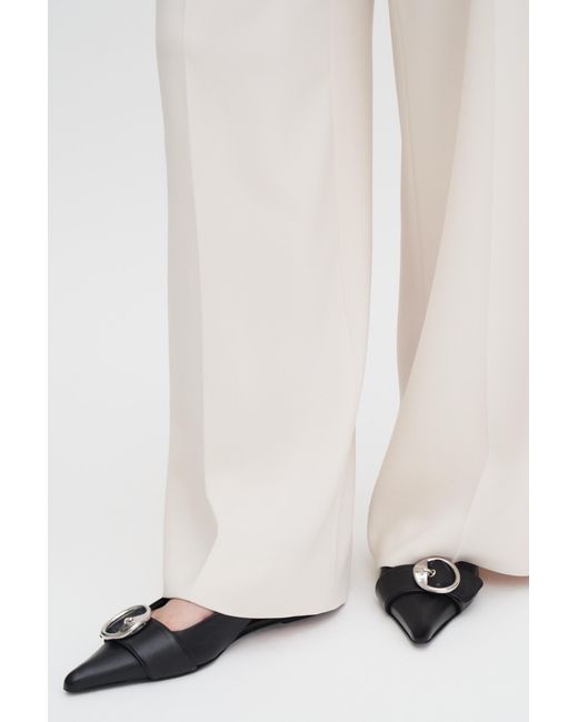 Filippa K Blue Paloma Draped Trousers