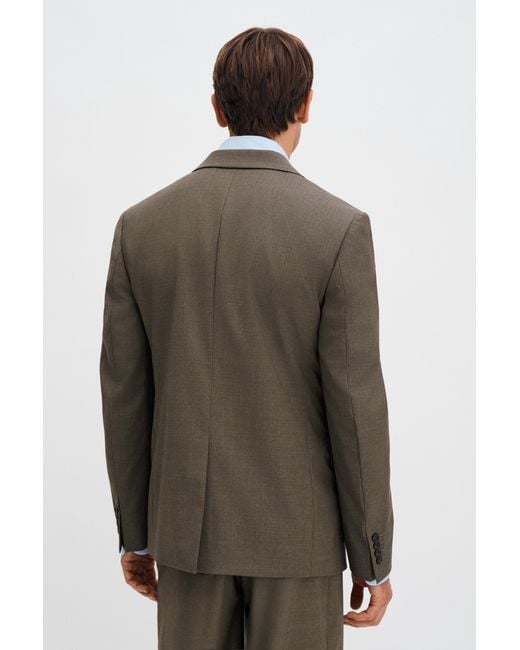 Filippa K Brown Hugh Wool Blazer for men