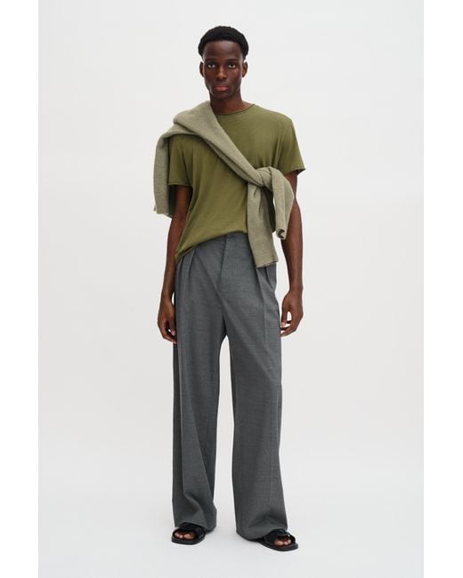 Filippa K Green Roll Neck Tee for men