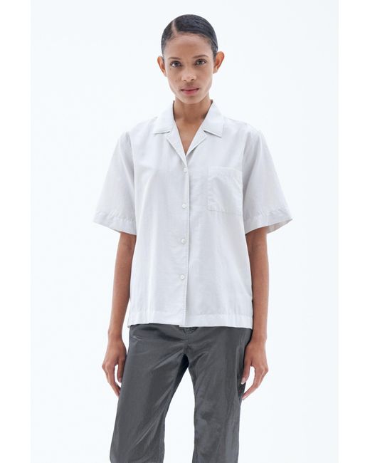Filippa K White Short Sleeve Shirt