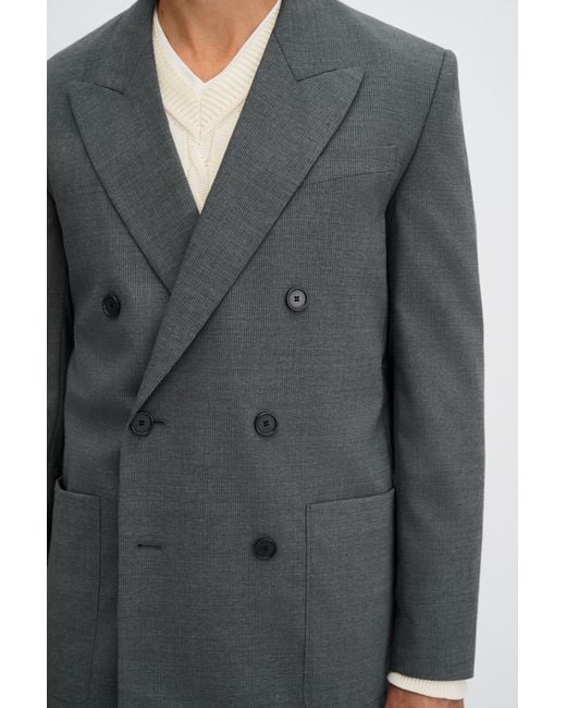 Filippa K Gray Michael Pinstripe Blazer for men