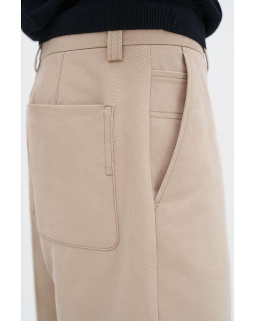 Filippa K Black Oversized Cropped Work Trouser for men