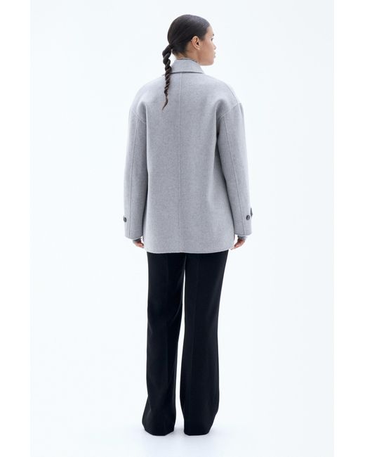 Filippa K Gray Wool Cashmere Jacket
