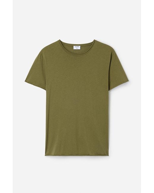 Filippa K Green Roll Neck Tee for men