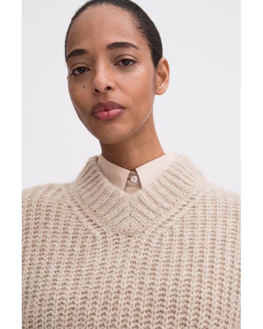Filippa K Natural Soft Alpaca V-Neck Sweater