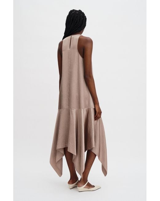 Filippa K Gray Scarf Hem Dress