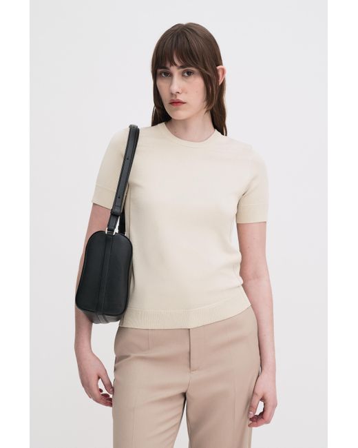 Filippa K Natural Glossy Knit Top