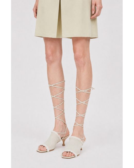 Filippa K White Fringed Mules