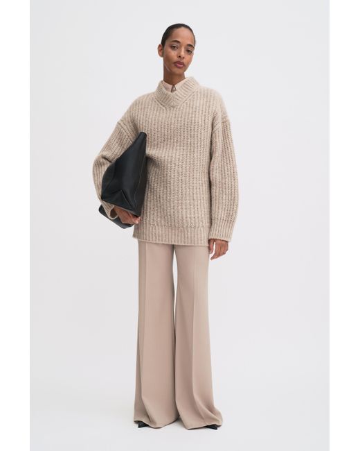 Filippa K Natural Soft Alpaca V-Neck Sweater