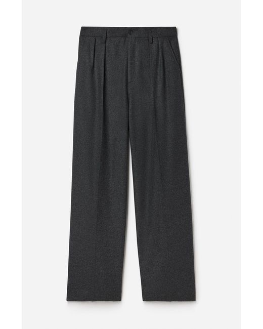 Filippa K Black Milo Flannel Trousers for men