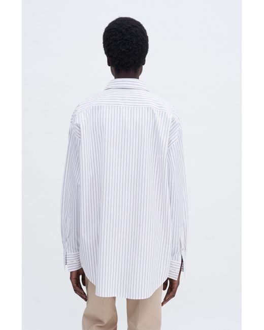 Filippa K White Classic Stripe Shirt
