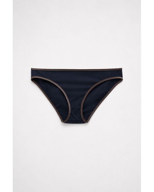 Filippa K Black Contrast Hipster Swim Brief