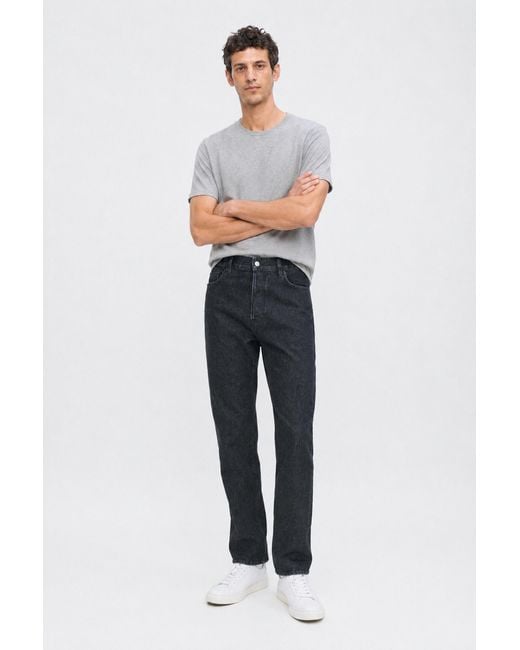 Filippa K Blue Tapered Cropped Jeans for men