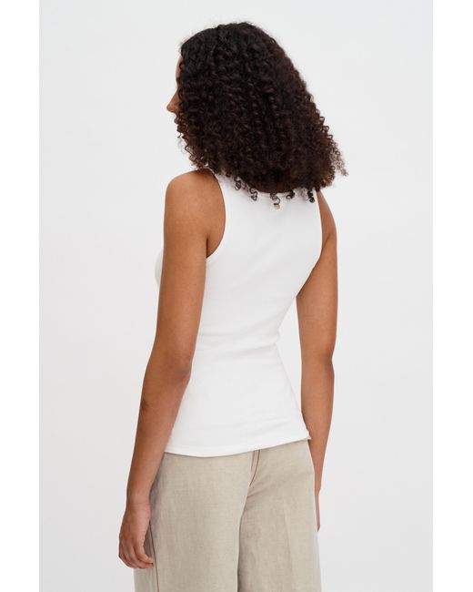 Filippa K White V-Neck Tank