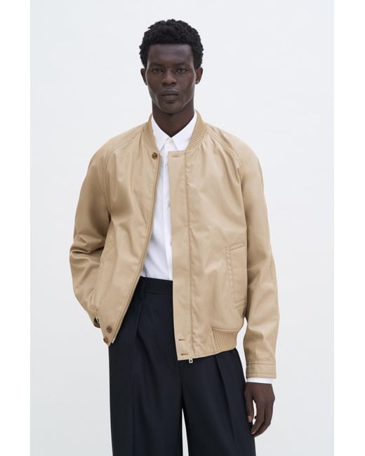 Filippa K Blue Cotton Track Jacket for men
