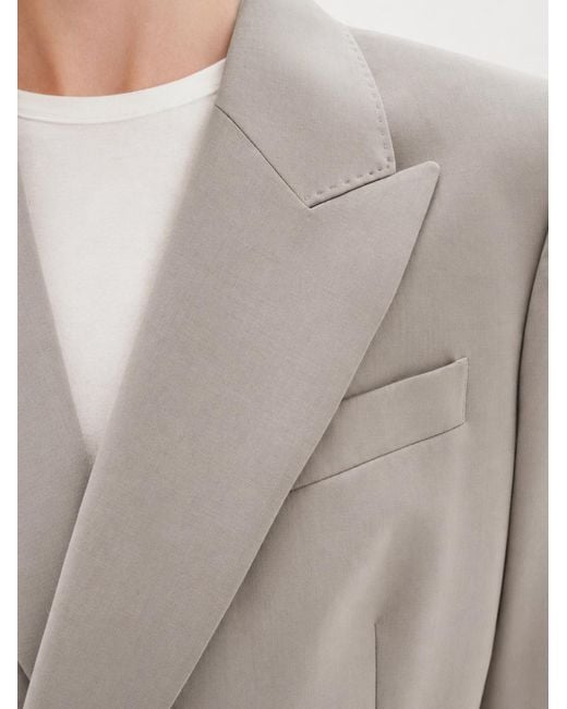 Filippa K Gray Double Breasted Blazer