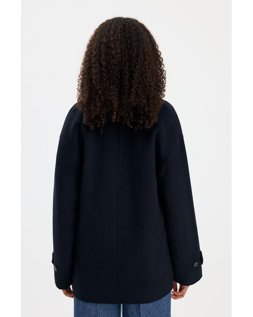 Filippa K Blue Audrey Wool Doublé Jacket