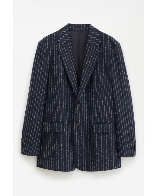 Filippa K Blue Davina Pinstripe Blazer