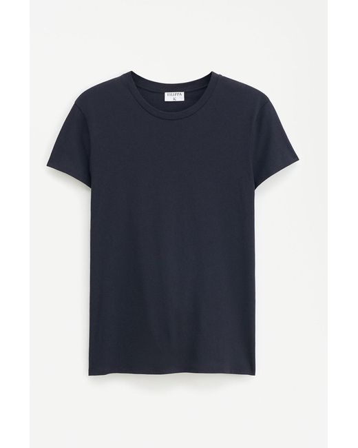 Filippa K Blue Soft Cotton Tee