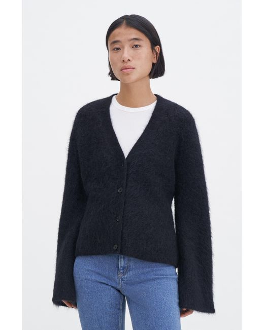 Filippa K Blue Fluffy Cardigan