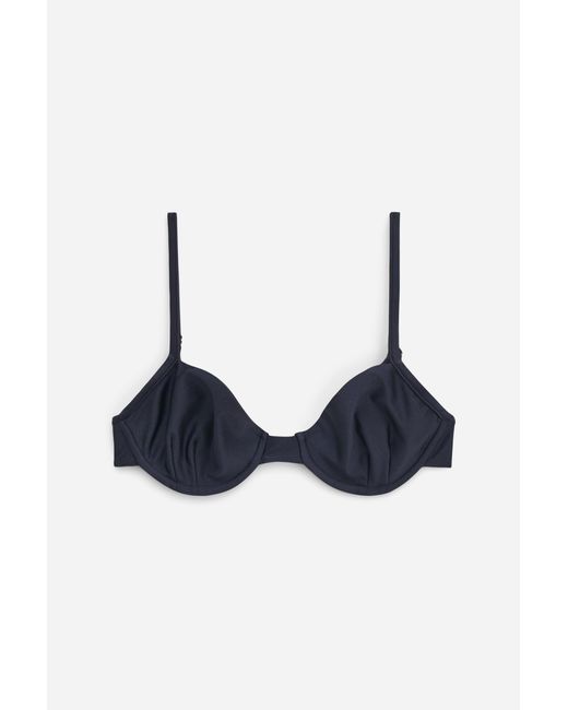 Filippa K Black Underwire Bikini Top