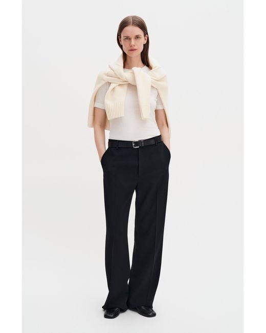 Filippa K Blue Hutton Wool Trousers
