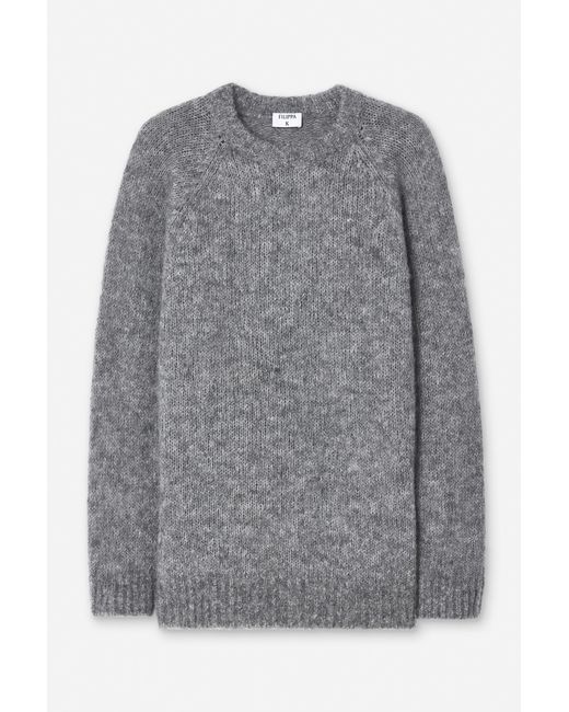Filippa K Gray Hairy Alpaca Sweater