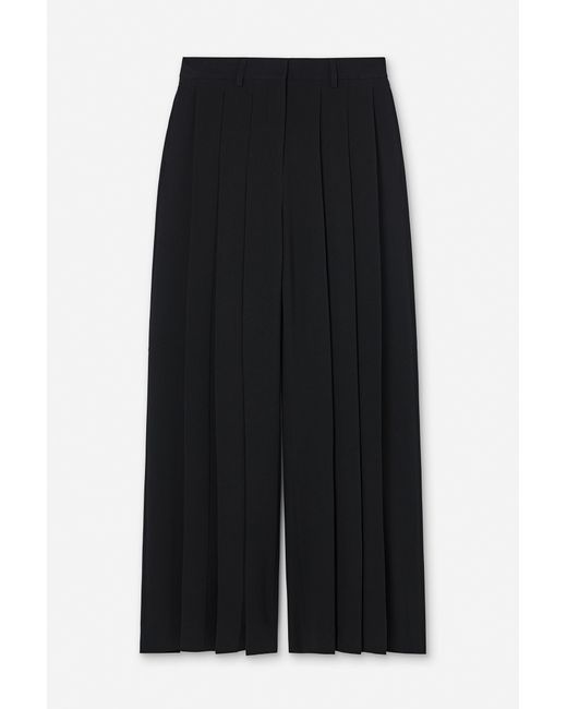 Filippa K White Fully Pleated Trousers