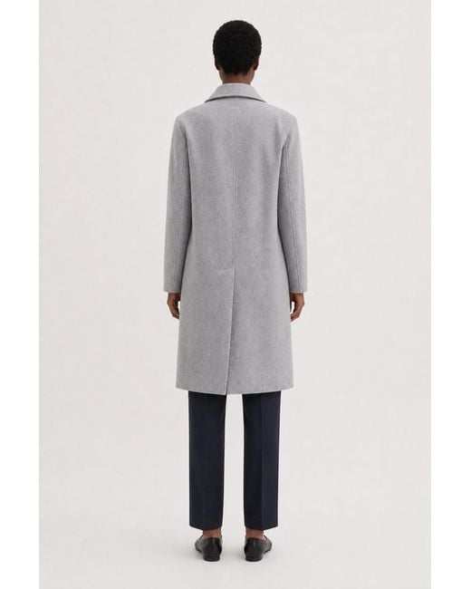 Filippa K Gray Wool Car Coat