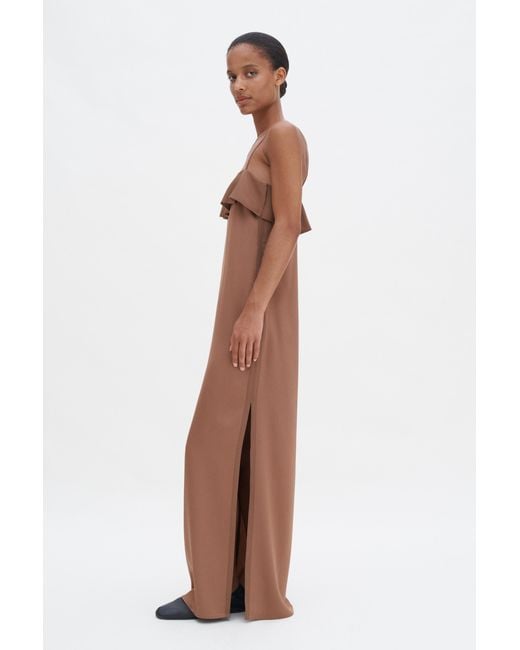 Filippa K Multicolor Fluid Draped Strap Dress