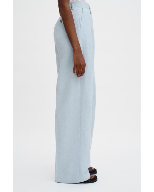 Filippa K White Paloma Linen Trousers