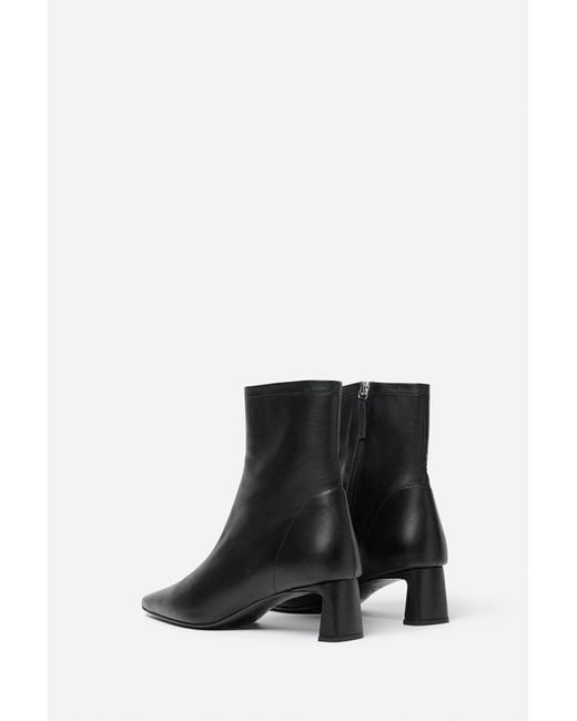 Filippa K White Kitten Heel Ankle Bootie