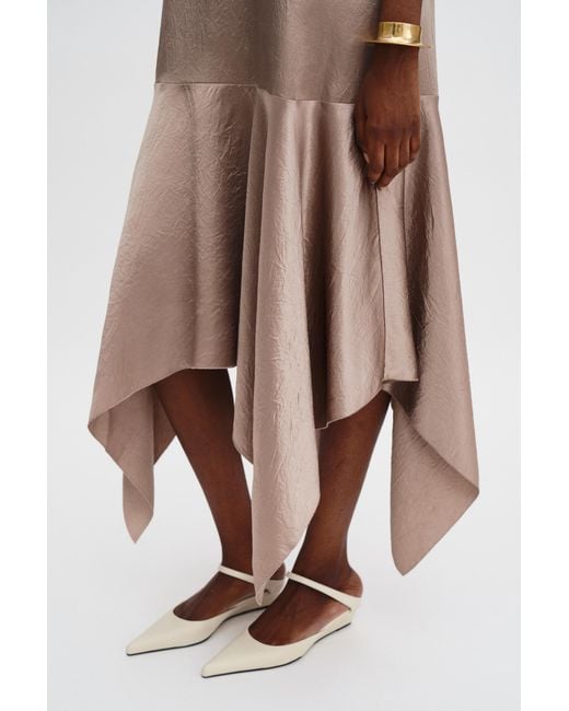 Filippa K Gray Scarf Hem Dress