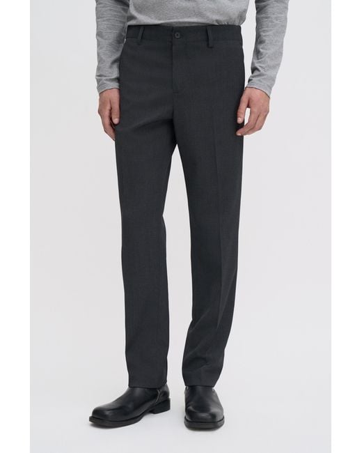 Filippa K Black Troy Trousers for men