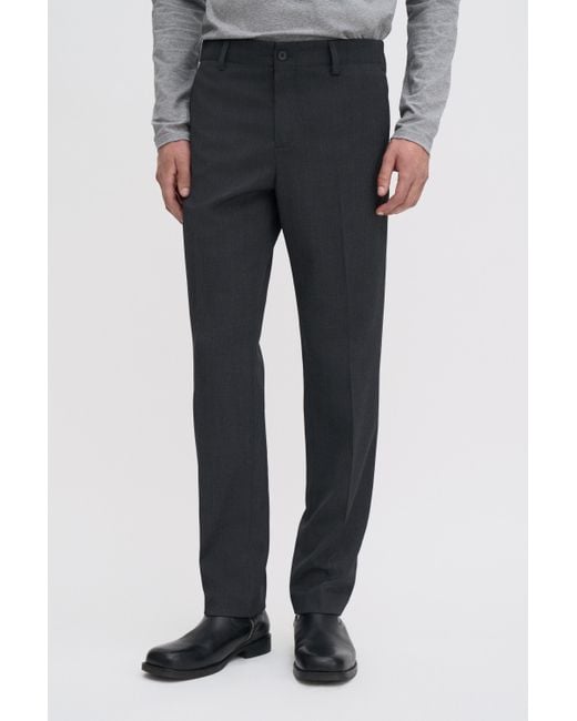 Filippa K Black Troy Trousers for men