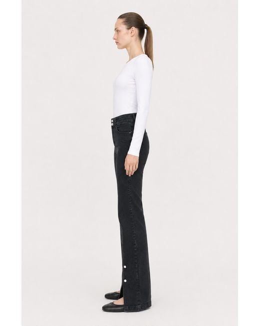 Filippa K Blue 90S Stretch Button Front Jeans