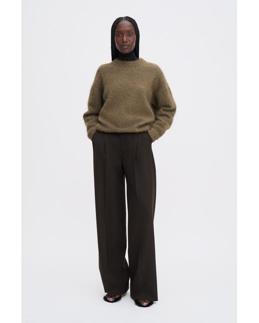 Filippa K Green Fluffy Sweater