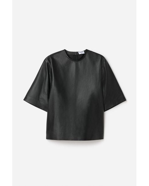Filippa K Black Leather Tee
