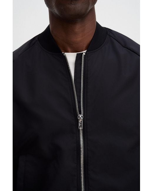 Filippa K Blue Technical Bomber Jacket for men
