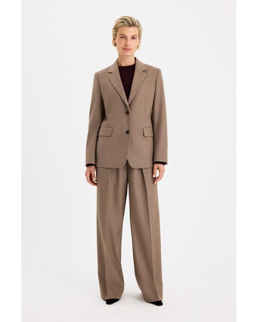 Filippa K Brown Delilah Flannel Blazer