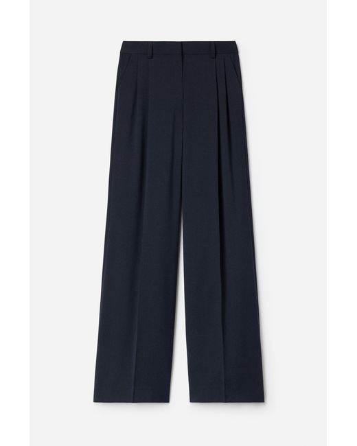 Filippa K Blue Darcey Wool Trousers