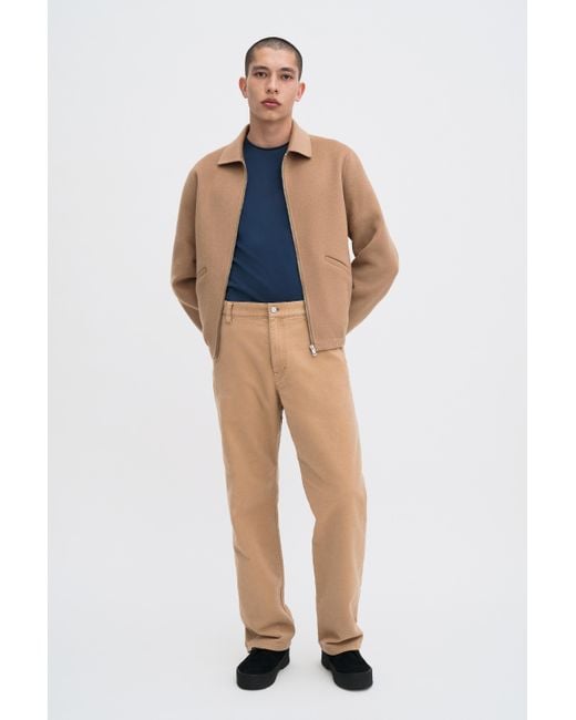 Filippa K Blue Roll Neck Tee for men