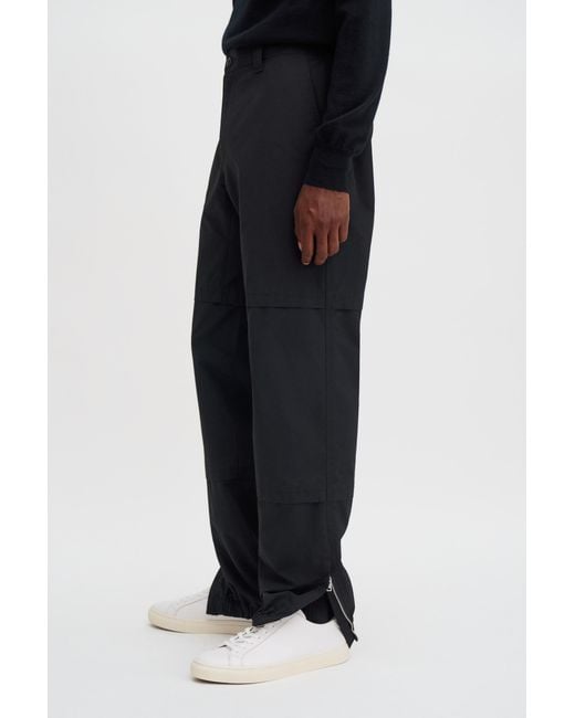 Filippa K Black Nico Track Trousers for men