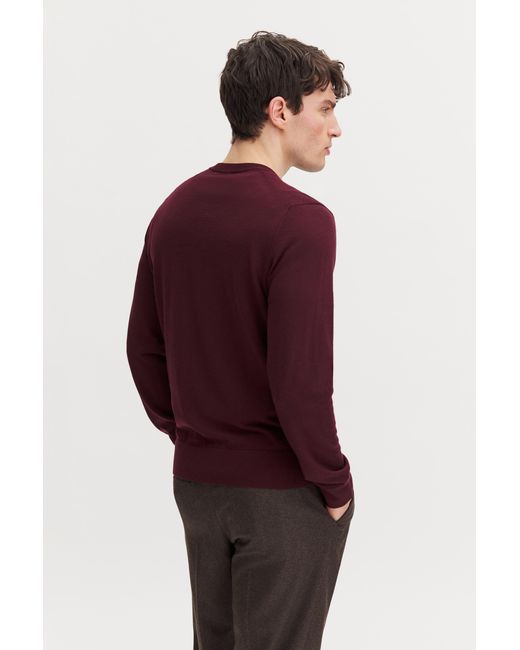 Filippa K Red Merino Sweater for men