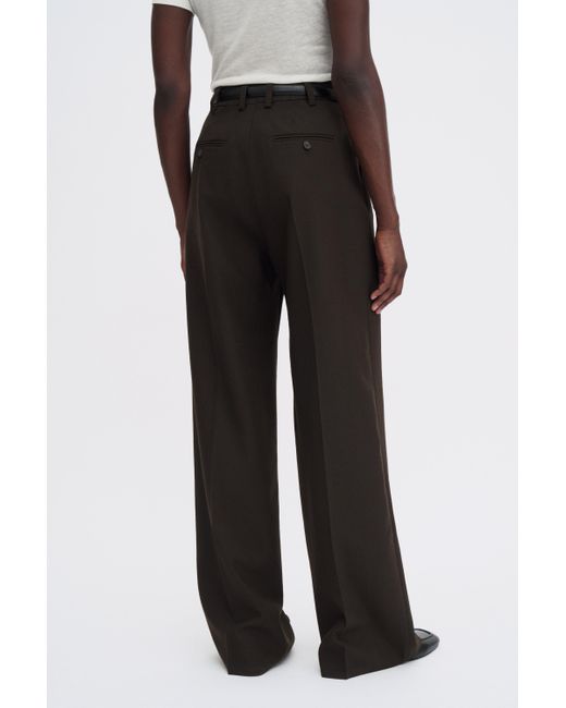 Filippa K White Darcey Wool Trousers